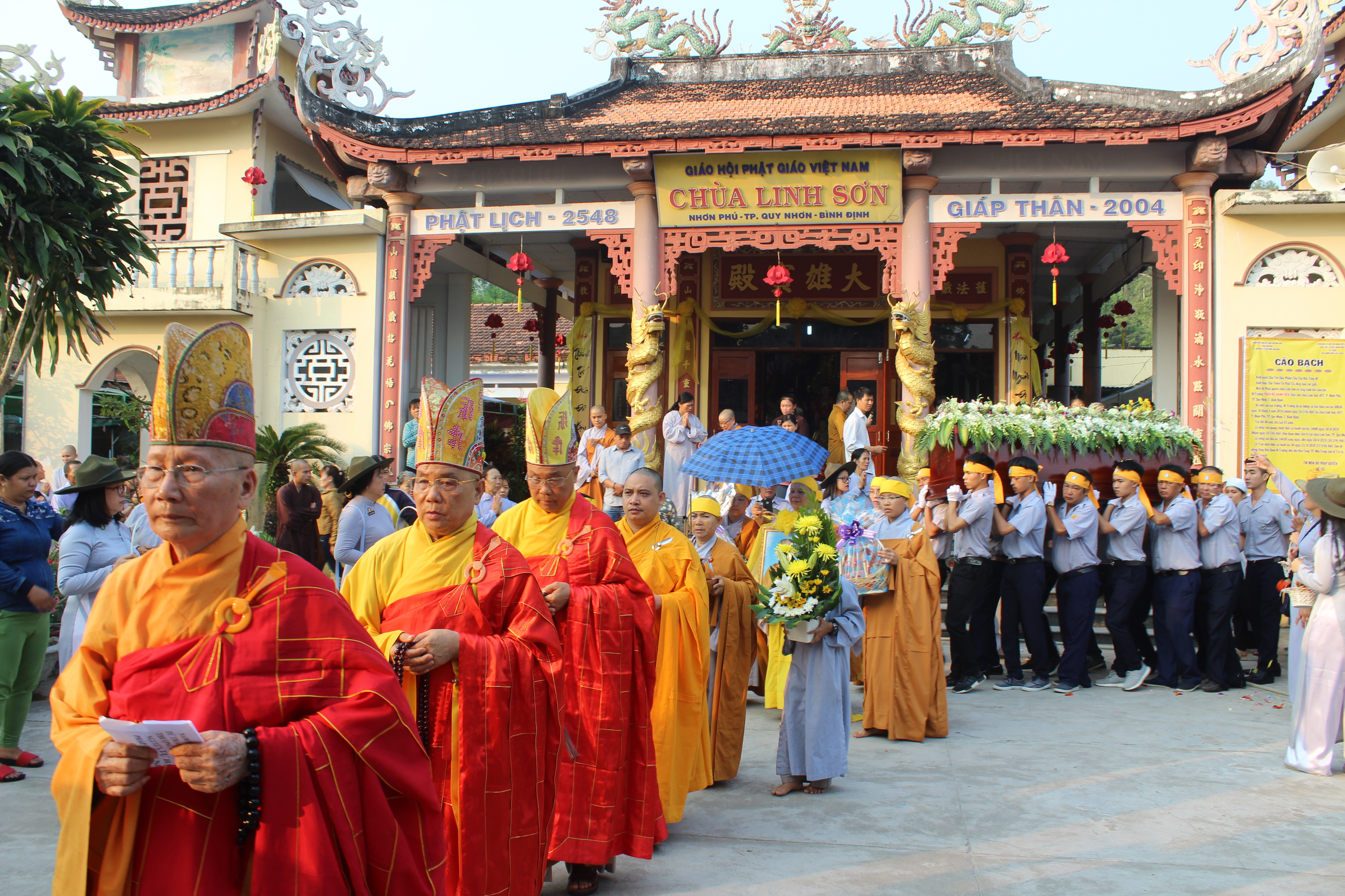 Cung tống kim quan cố NT. Thích Nữ Hạnh Viên trà tỳ.